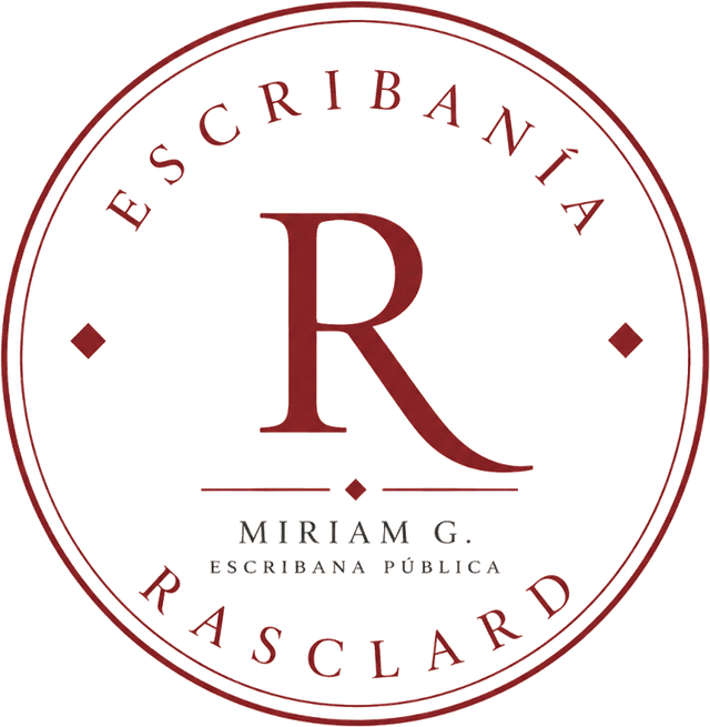 Sello de Escribanía Rasclard
